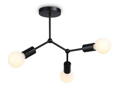 Ambrella Потолочный светильник в стиле лофт TR8027/3 BK черный E27*3 max 40W D400*390 TR8027