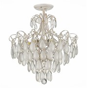 Evoluce SLE160302-06 светильник потолочный золото / белый  матовый E14 6*60W SLE160302-06