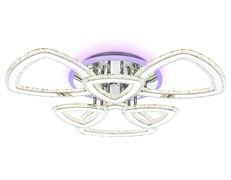 Ambrella Светильник светодиодный потолочный управляемый FA8861/3+3 CH хром 153W 3000K+6400K/3000K/6400K/4200K+4200K 670*610*130 (ПДУ РАДИО 2.4G) FA8861