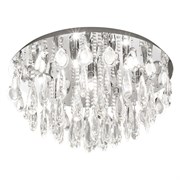 Eglo  Светильник потолочный CALAONDA, 7х33W(G9), Ø580, H310, хром/хрусталь 93413