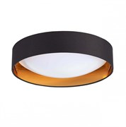 Evoluce SLE201102-01 светильник потолочный чёрный, золото / белый  LED 1*24W 4000K SLE201102-01