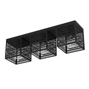 Eglo 900357 Потолочный светильник PIEDRITAS, 3x40W, E27, L730, B180, H205, сталь, черный 900357