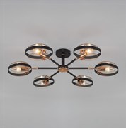 Eurosvet Потолочный светильник в стиле лофт 70121/6 черный a052341