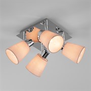 Eurosvet Потолочный светильник с поворотными абажурами 20080/4 хром/бежевый a043752