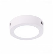 ST Luce ST112.532.06 Светильник настенно-потолочный Белый LED 1*6W 3000K 330Lm Ra80 120° IP20 D110xH28 90-265V ST112.532.06