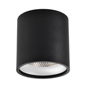 ST LUCE ST165.432.12 Светильник потолочный Черный LED 1*12W 3000K 840Lm Ra>90 36° IP44 D80xH85 85-265V ST165.432.12