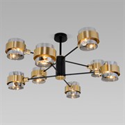 Eurosvet 70127/8 / потолочный светильник / черный/дымчатый a060653 a060653