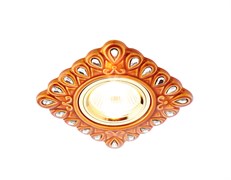 Ambrella Встраиваемый потолочный точечный светильник D5550 SB/CL бронза прозрачный керамика ЛАМПА 5вт в КОМПЛЕКТЕ D5550 SB/CL-A