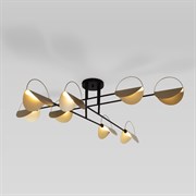 Eurosvet 70148/8 / потолочный светильник/ черный/золото a062043 a062043
