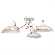 Lussole LOFT Металл Белый /  Металл Светильник потолочный E27 40W LSP-8126