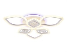 Ambrella Потолочный светодиодный светильник с пультом FA282/3+3 WH белый 116W 660*600*120 (ПДУ РАДИО 2.4G) FA282