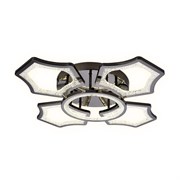 Ambrella Потолочный светодиодный светильник с пультом FA576/4+1 DCH черный хром 106W 620*620*120 (ПДУ РАДИО 2.4G) FA576