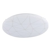 Eglo 900612 Потолочный светильник RENDE, LED 19,5W, 2300lm, H60, ?380, сталь, белый/пластик, белый, золотой 900612