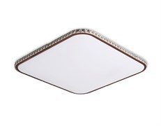 Ambrella Потолочный светодиодный светильник с пультом FF76 WH/CF белый/кофе 72W+30W 490*490*60 (ПДУ ИК) FF76