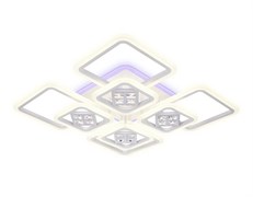 Ambrella Потолочный светодиодный светильник с пультом FA289/4+4 WH белый 820*820*120 (ПДУ РАДИО 2.4G) FA289