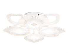 Ambrella Светильник потолочный светодиодный с пультом FA4294/4+4 WH белый 128W 3000K/4200K/6400K D555*120 (ПДУ ИК) FA4294