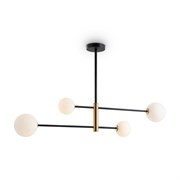 Freya Modern Потолочный светильник Черный FR5376CL-04B