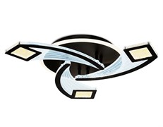 Ambrella Светильник потолочный светодиодный с пультом FA4477/3 BK черный 62W 3000K+6400K/4200K/6400K+3000K D560*75 (ПДУ ИК) FA4477