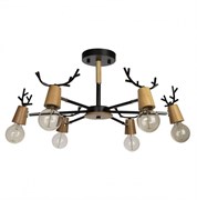 LOFT IT 10024/6 Black Светильник потолочный SVEN, шт 10024/6 Black