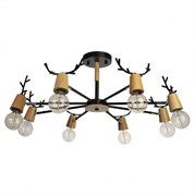 LOFT IT 10024/8 Black Светильник потолочный SVEN, шт 10024/8 Black