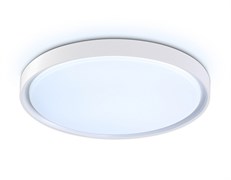 Ambrella Потолочный светодиодный светильник FZ1246 WH белый IP54 12W 5000K D240*60 (Без ПДУ) FZ1246
