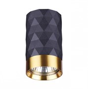 Odeon Light 4287/1C HIGHTECH ODL22 черный/золотистый/металл Потолочный светильник IP20 LED GU10 max 10W AD ASTRUM 4287/1C