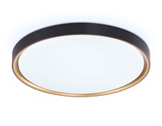 Ambrella Потолочный светодиодный светильник FZ1249 BK/GD черный/золото IP54 45W 5000K D480*60 (Без ПДУ) FZ1249