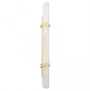 Lussole S.R.L Металл Блестящее золото /  Стекло Светильник настенно-потолочный E14 40W LSA-7701-04