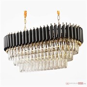ImperiumLoft Люстра Empire Black Rectangular Chandelier Crystal 156487-22