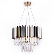 Ambrella Подвесная люстра с хрусталем TR5297/7 DCH/GD черный хром/золото E14/7 max 40W D500*780 TR5297