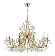 Odeon Light 4977/10 HALL ODL23 000 золотой/хрусталь Люстра E14 10*40W VERSIA 4977/10