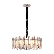 Ambrella Подвесная хрустальная люстра TR5303/8 CH/SM хром/дымчатый E14/8 max 40W D500*615 TR5303