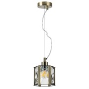 Lightstar 722013 Люстра LIMPIO 1х40W E27 БРОНЗА/ПРОЗРАЧНЫЙ 722013