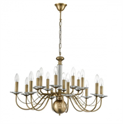 Lumion 8033/16 CLASSI LN24 медь, металл/стекло Люстра подвесная Е14 16*40W 220V INCANTO 8033/16