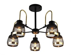 Ambrella Подвесная люстра TR8002/5 SB/BK бронза/черный E27 max 40W D640*440 TR8002
