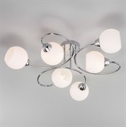 Eurosvet Потолочная люстра со стеклянными плафонами 30136/6 хром a052677