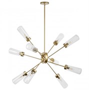 Lightstar 690103 (MD22506-10A ) Люстра CROTONE 10х40W E14 ШАМПАНЬ/ЗОЛОТО/ПРОЗРАЧНЫЙ (в комплекте), шт 690103