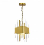 ST LUCE SL1633.203.04 Люстра подвесная Матовое золото/Матовое золото,Прозрачный E14 4*40W SL1633.203.04