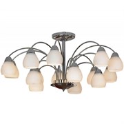 Lussole S.R.L Металл Хром /  Стекло Люстра E27 60W LSF-2403-15