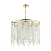 Odeon Light 5028/9 MODERN ODL23 429 золотой/прозрачный металл/хрусталь Люстра E14 9*40W CHOKKA 5028/9