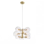 ST LUCE SL434.203.09 Люстра подвесная  Латунь/Прозрачный E14 9*40W SL434.203.09