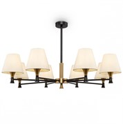 Freya Modern Черный и Латунь Люстра FR5098PL-08BBS