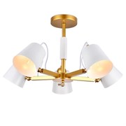 Ambrella Подвесная люстра TR3101/5 WH/GD белый/золото E14 max 40W D680*370 TR3101
