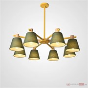 ImperiumLoft Потолочная люстра на штанге NATURA A GREEN 8 177994-26