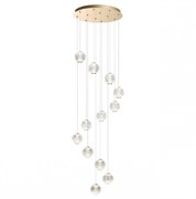 Odeon Light 5008/56L L-VISION ODL24 золотой/металл/акрил Люстра LED 56W 4000K 4651лм CRYSTAL 5008/56L