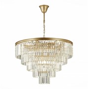 ST LUCE  SL1624.203.15 Люстра подвесная шампань/прозрачный E14 1*40W SL1624.203.15