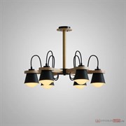 ImperiumLoft Люстра потолочная NATURA B6 Black 178084-26