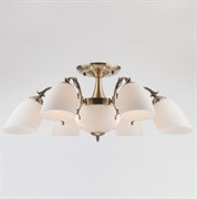 Eurosvet Классическая потолочная люстра 22010/6+2 античная бронза 00000055432