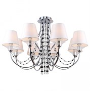 Lussole LGO Металл Хром /  Ткань/стекло Люстра E14 40W LSP-8081