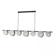 F-promo Pagos 4104-7P Люстра, стекло кракле дымчато-серого цвета с зеркальным покрытием. 4104-7P